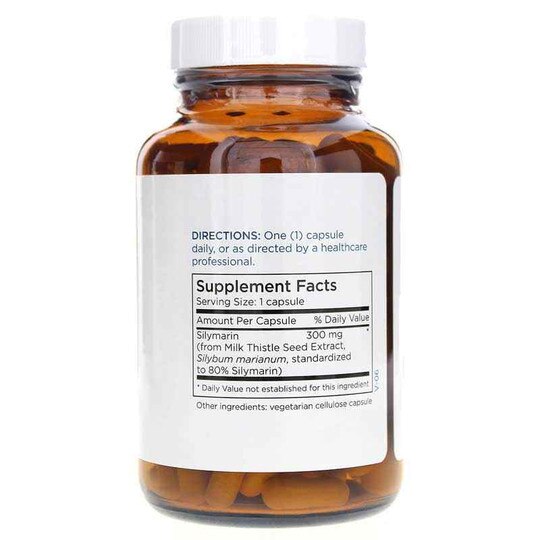 Silymarin Standardized Milk Thistle Extract 300 Mg, MTM